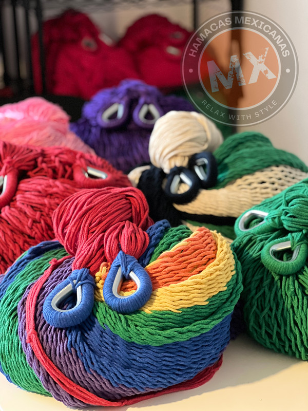 Hamaca Tradicional de Algodón Colores